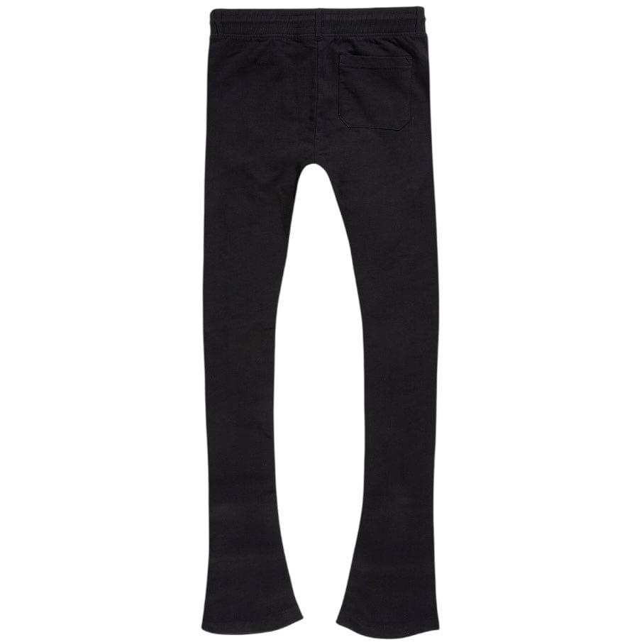 See You In Paradise The Reaper Stacked Sweatpants (Jet Black) 8641L