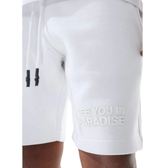 Jordan Craig Retro Paradise Tonal Shorts (White) 9151S