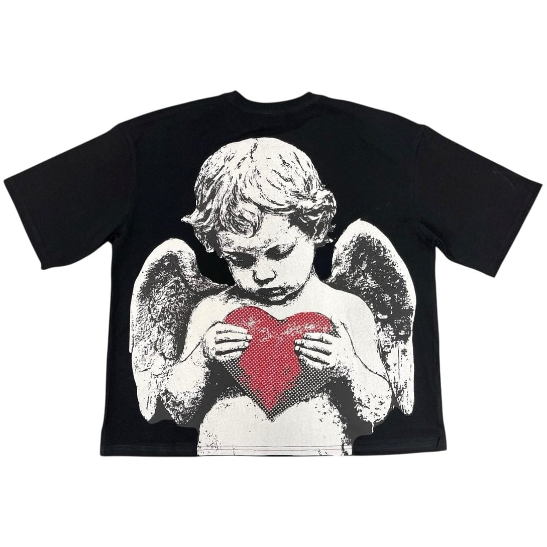 Concept La Angel Heart Boxy Tee (Black) CONT_18