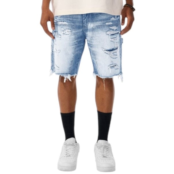 Jordan Craig Retro Landman Denim Shorts (Arctic Wash) J3213S