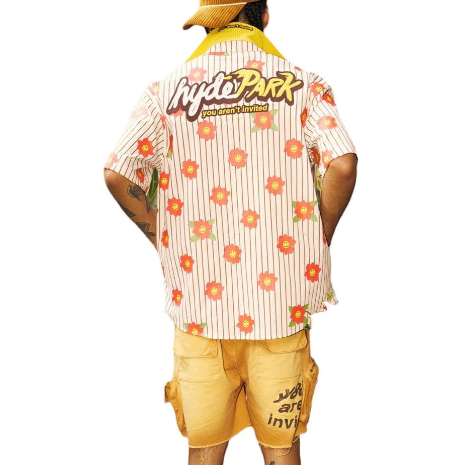 Hyde Park The Weekend Blender Button-Up Shirt (Red Lemon)