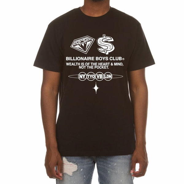 Billionaire Boys Club BB Wealth SS Tee (Black) 841-3209