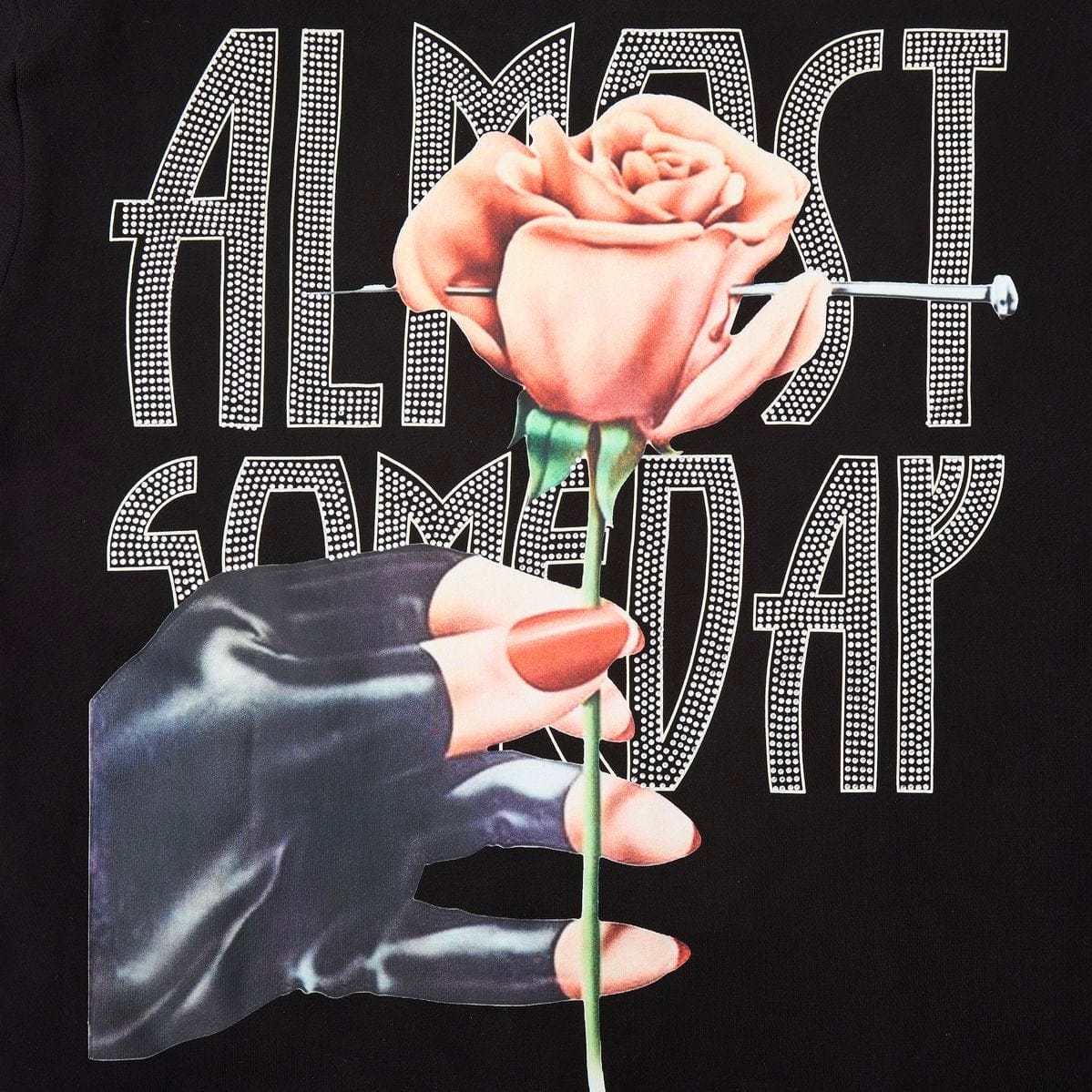 Almost Someday High Class Zip Up Hoodie (Sun Fade Black) AS-H25-015