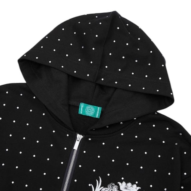 Campus Goods Louvre Zip-up Hoodie (Black) CG-S25-53