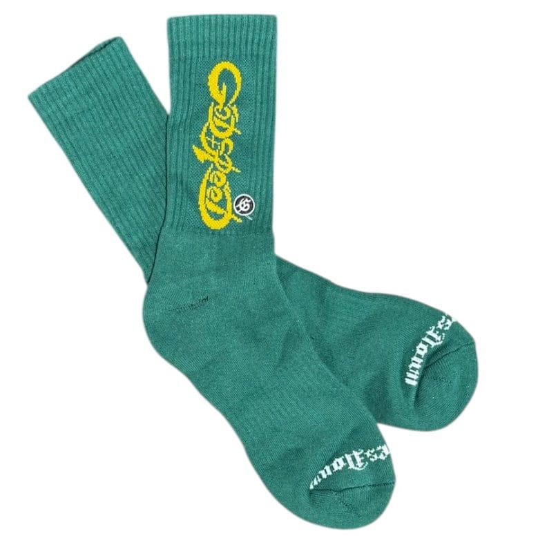 Godspeed Socks (Green/Gold)