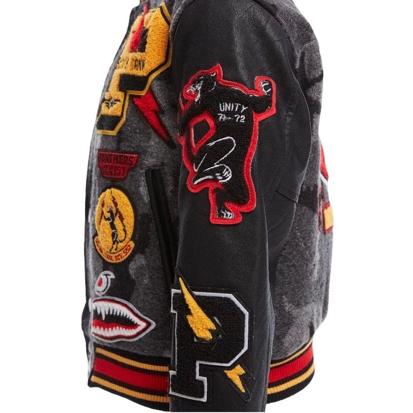 Boys Jordan Craig Hellcat Varsity Jacket (Black Camo) 91646B