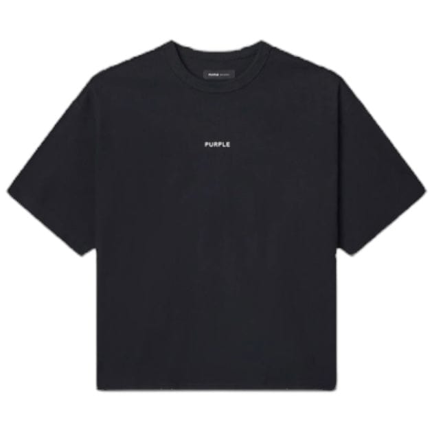 Purple Brand Arched Gothic Tee (Black) M1057-JBAG225