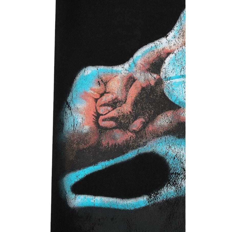 Campus Goods Bitter Dose Flares Sweatpants (Black) CG-H25-006