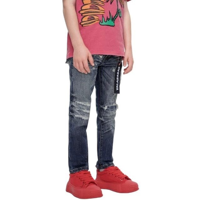 Kids Valabasas Viggo Skinny Denim (Light Wash) VPLAY1051