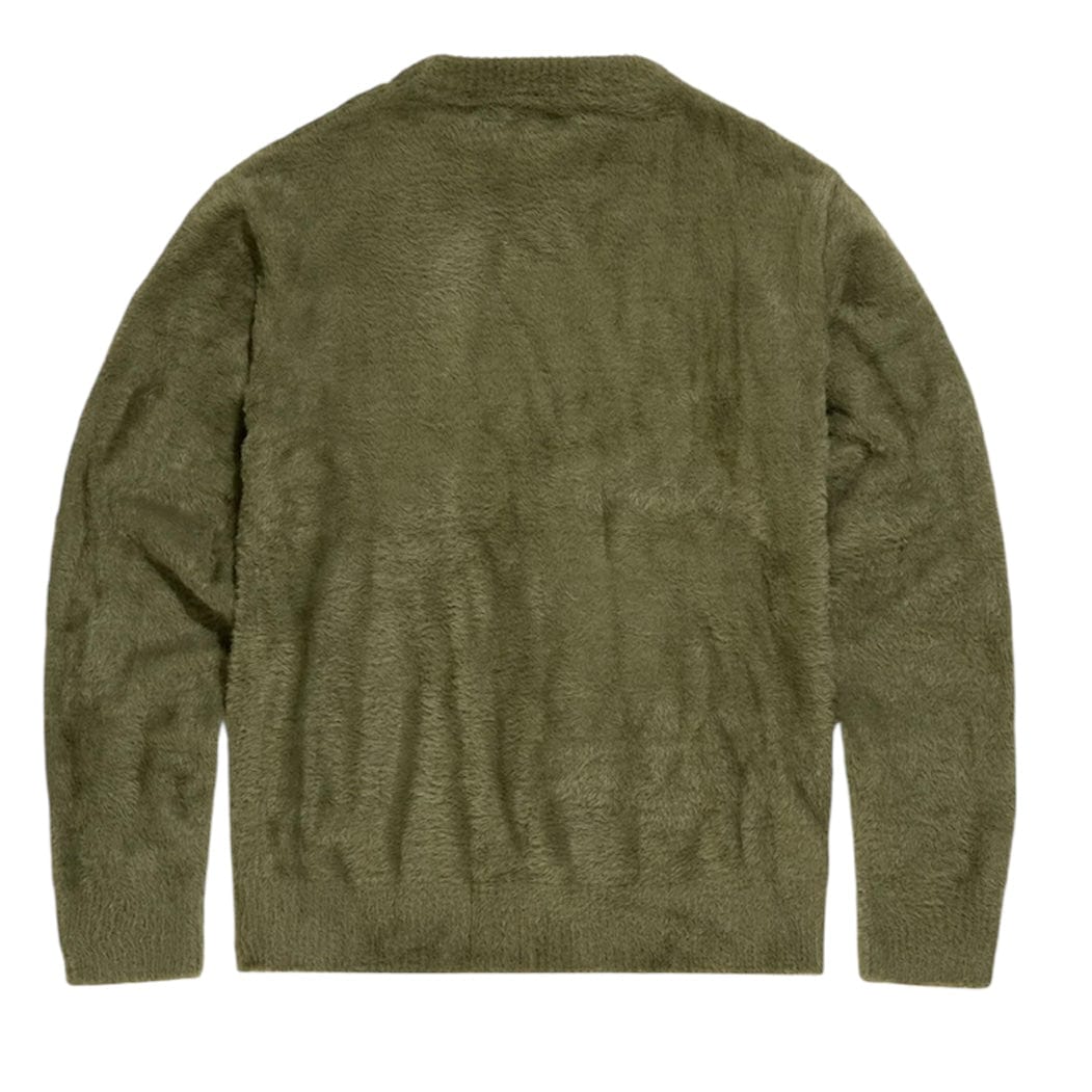 See You In Paradise Plush Crewneck Sweater (Olive) 3992