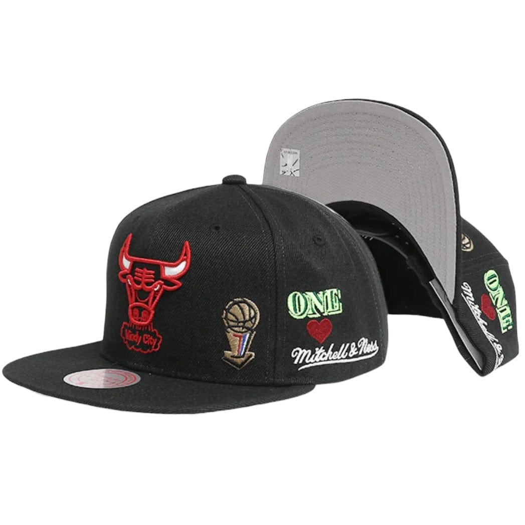 Mitchell & Ness Nba Chicago Bulls Hyperlocal Hwc Snapback (Black)