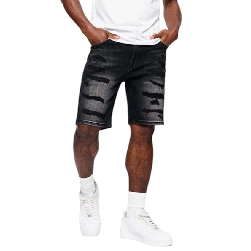 Anom Obisadan Denim Short (Black Wash) ANM193SH