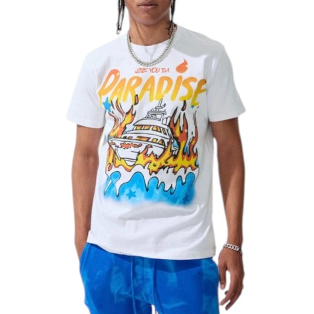 Jordan Craig Burn The Boats T Shirt (White) 9202A