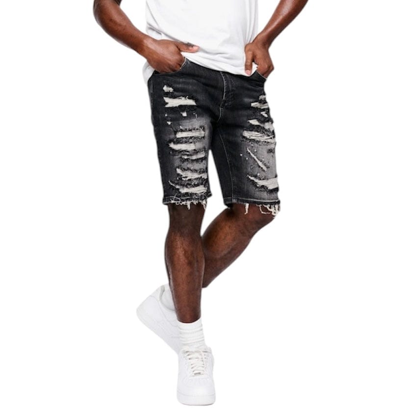 Anom Fever Denim Short (Black Wash) ANM189SH