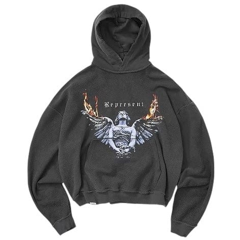 Represent Reversible Living Legacy Tour Hoodie (Sun Fade Grey)