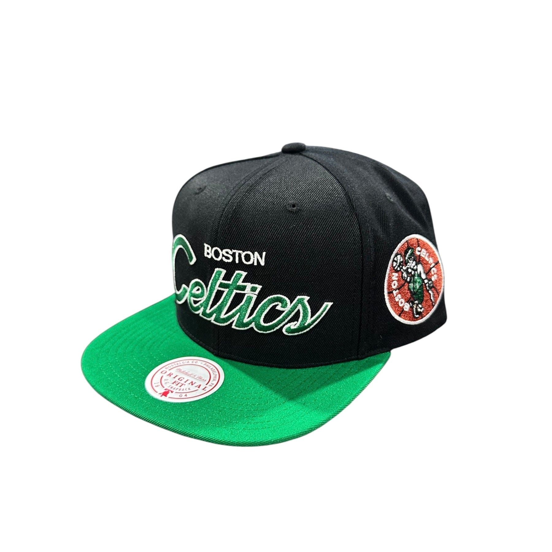 Mitchell & Ness NBA Boston Celtics Team Script 2.0 Snapback (Black)