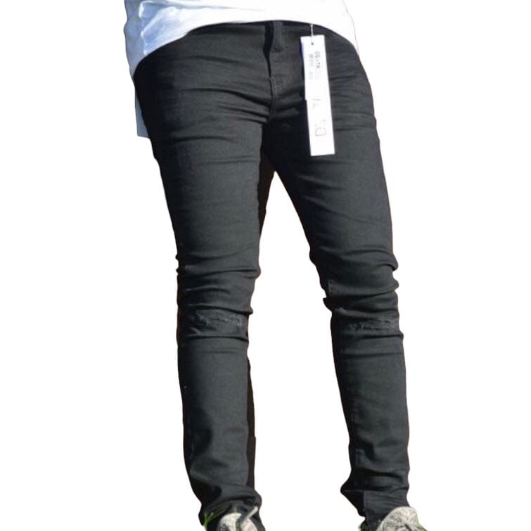 Premium Disaster Classic Ultra Stretch Denim (Black 3D Ripped) DZTR-350
