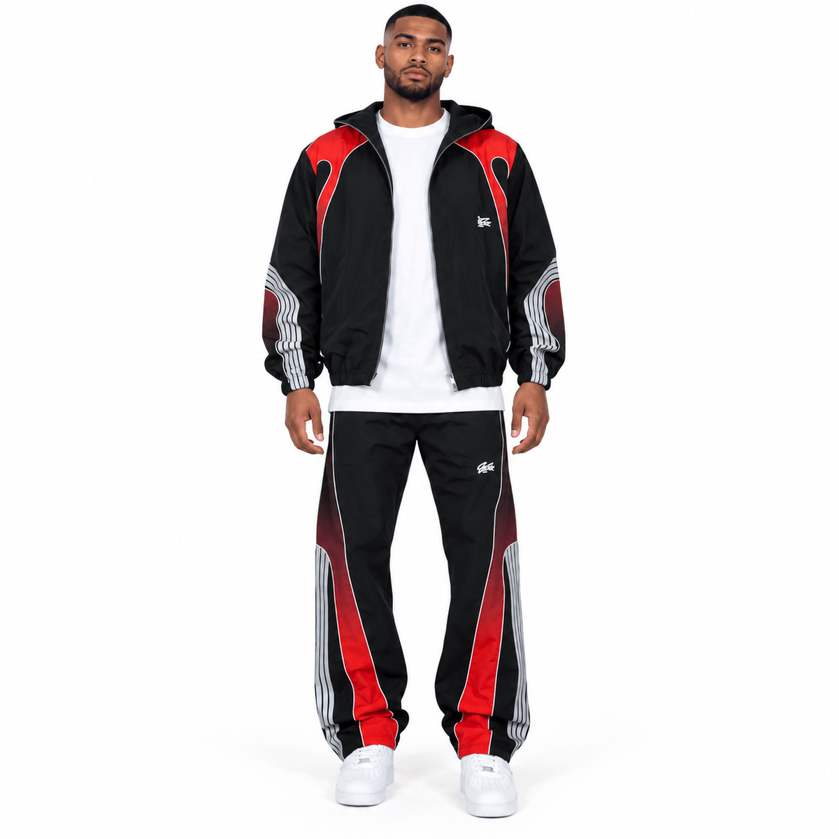 Eptm Helios Jacket & Pants Set (Black/Red)