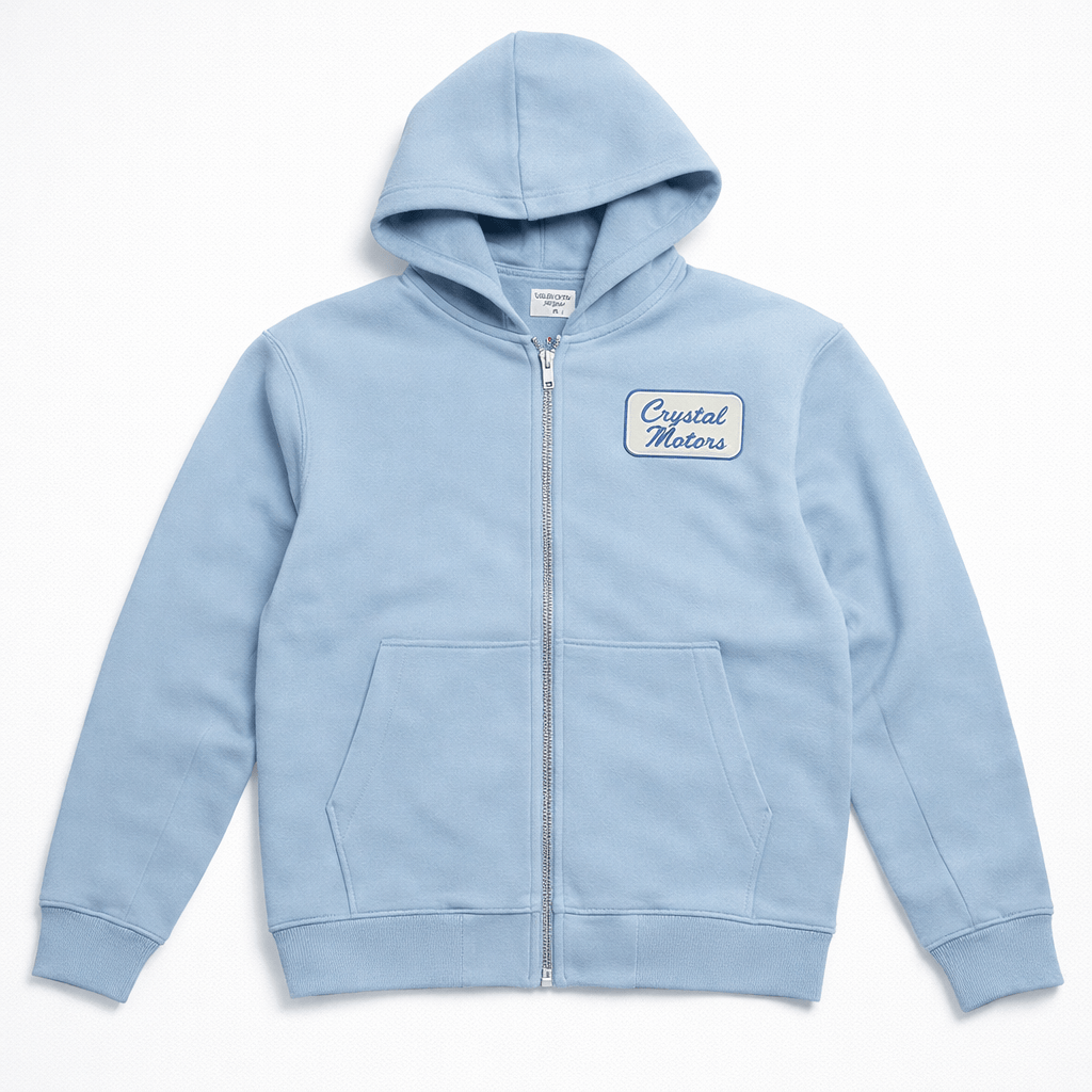 Liquid Crystals Motors Service Zip Hoodie (Service Blue) 8800H