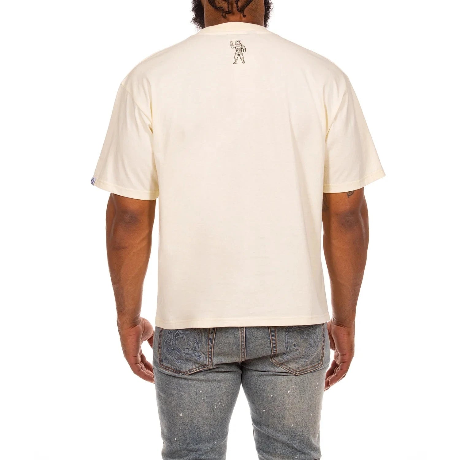 BB Billionaire Boys Club SS Knit Cropped Fit Tee (Winter White) 851-6305