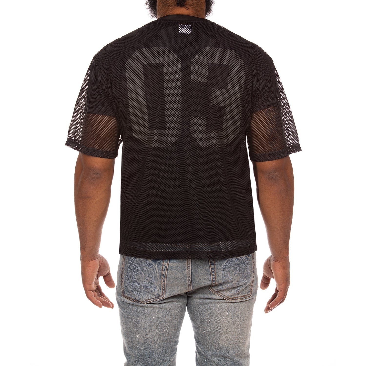 Billionaire Boys Club BB Varsity SS Knit Cropped Fit Tee (Black) 851-6314