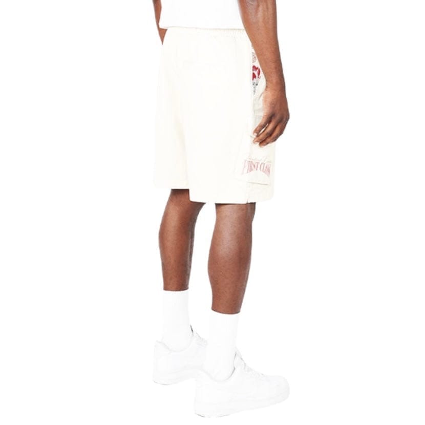 Smoke Rise Boxy Tapestry SS Buttoned Down Set (Ecru) WH25196