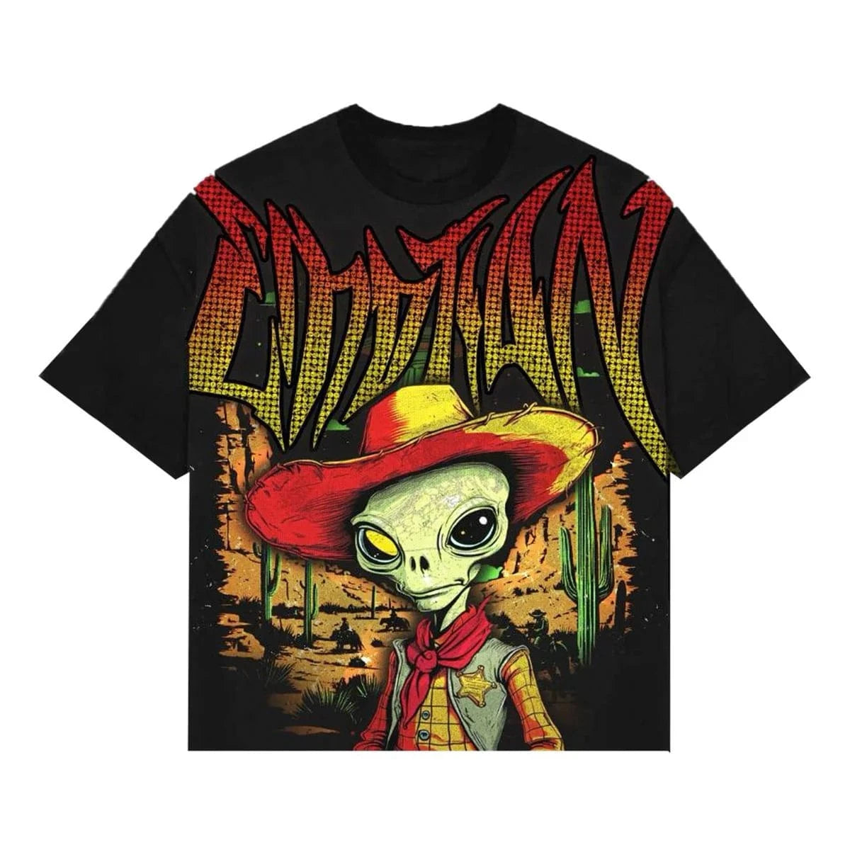 Mixed Emotion Ranger Rhinestone Tee (Black)