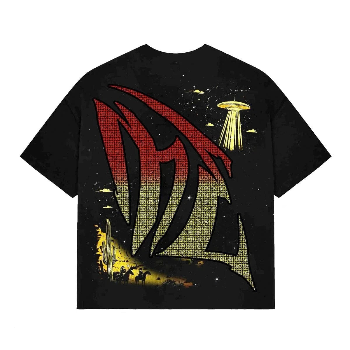 Mixed Emotion Ranger Rhinestone Tee (Black)