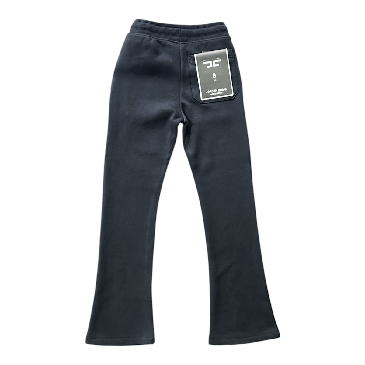 Kids See You In Paradise Stacked Wingspan Sweatpants (Navy/Cream)