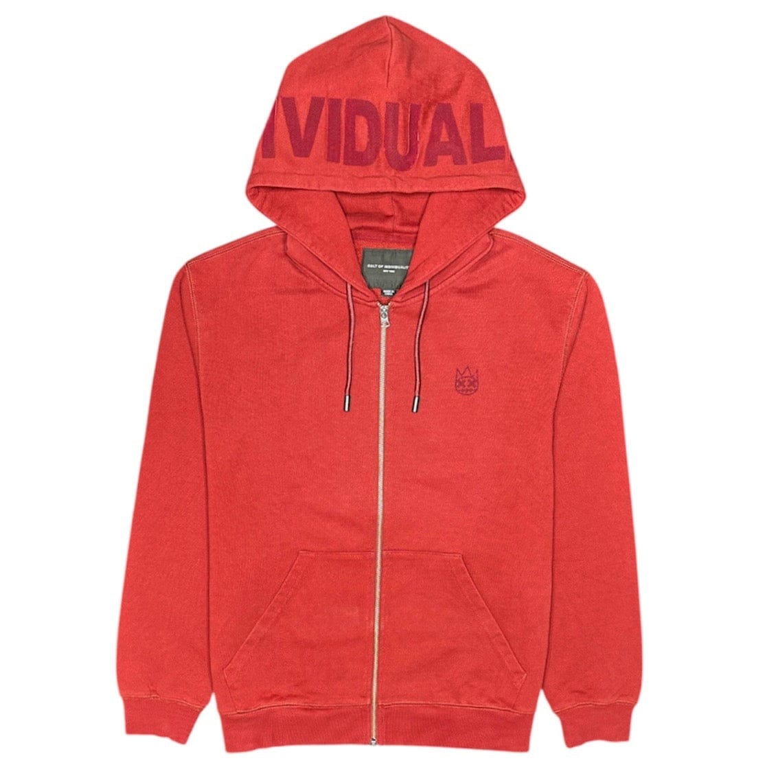 Cult Of Individuality Zip Hoodie (Garnet) 622BC-ZH16C