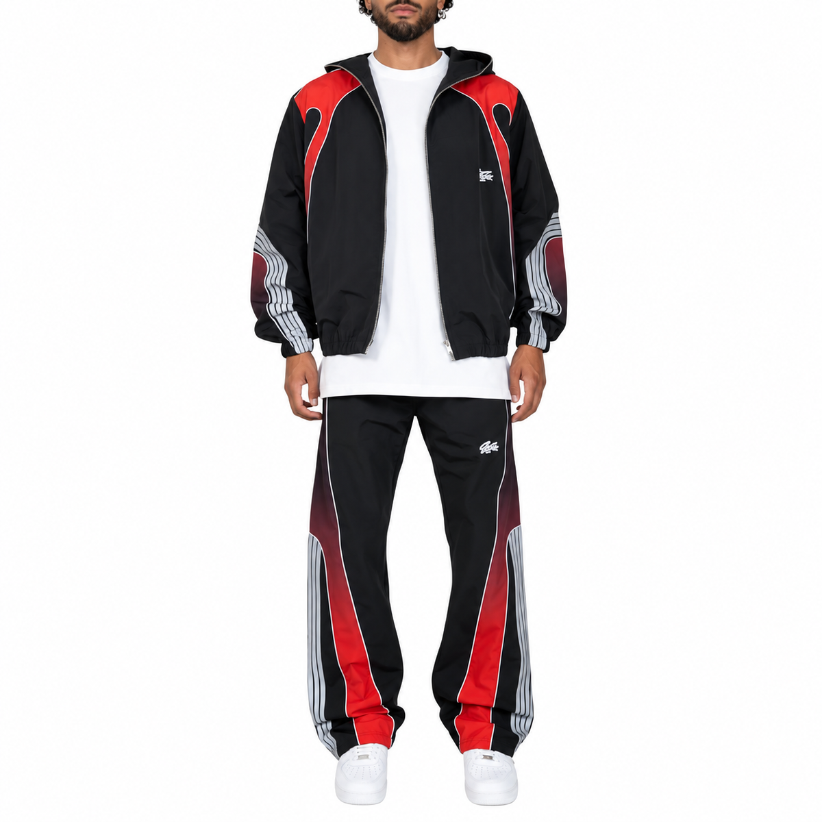 Eptm Helios Jacket & Pants Set (Black/Red)