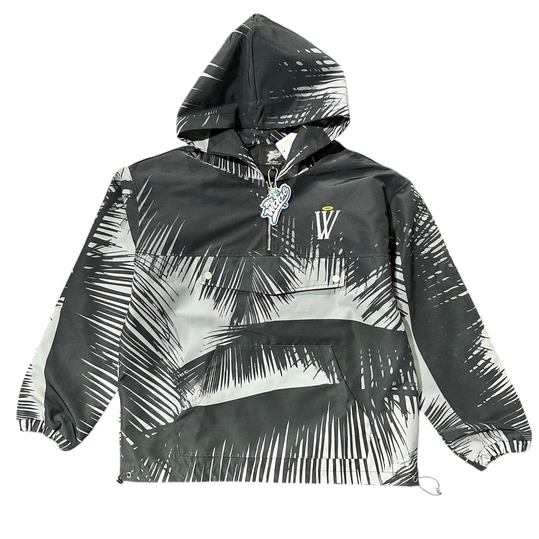 Mr. Wave La Palmas Windbreaker Jacket (Black) MR-1017