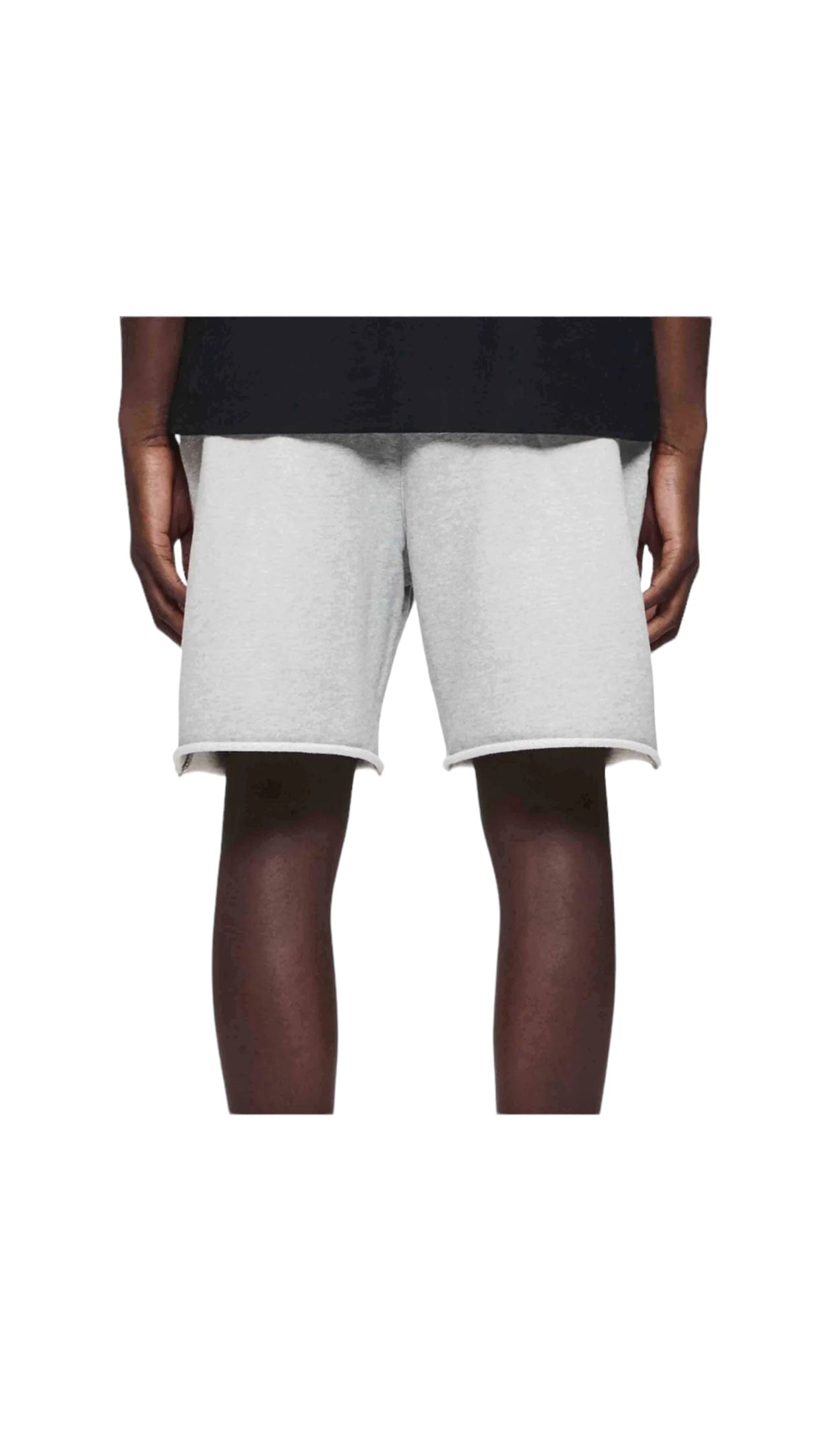 Purple Brand Wordmark Terry Sweatshort (Heather Grey) P446-FWHG324