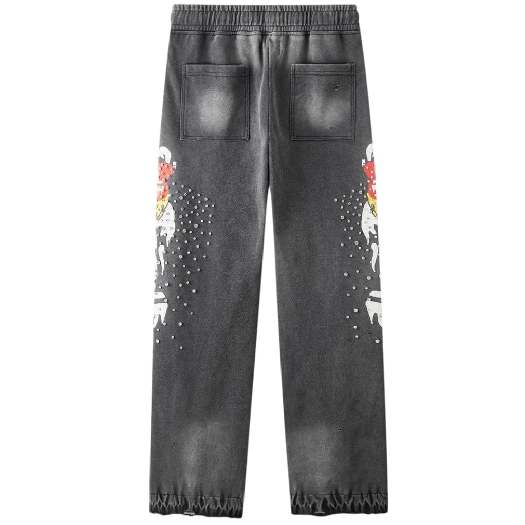 Hyde Park Easy Does It Pants (Black/Red Heart)