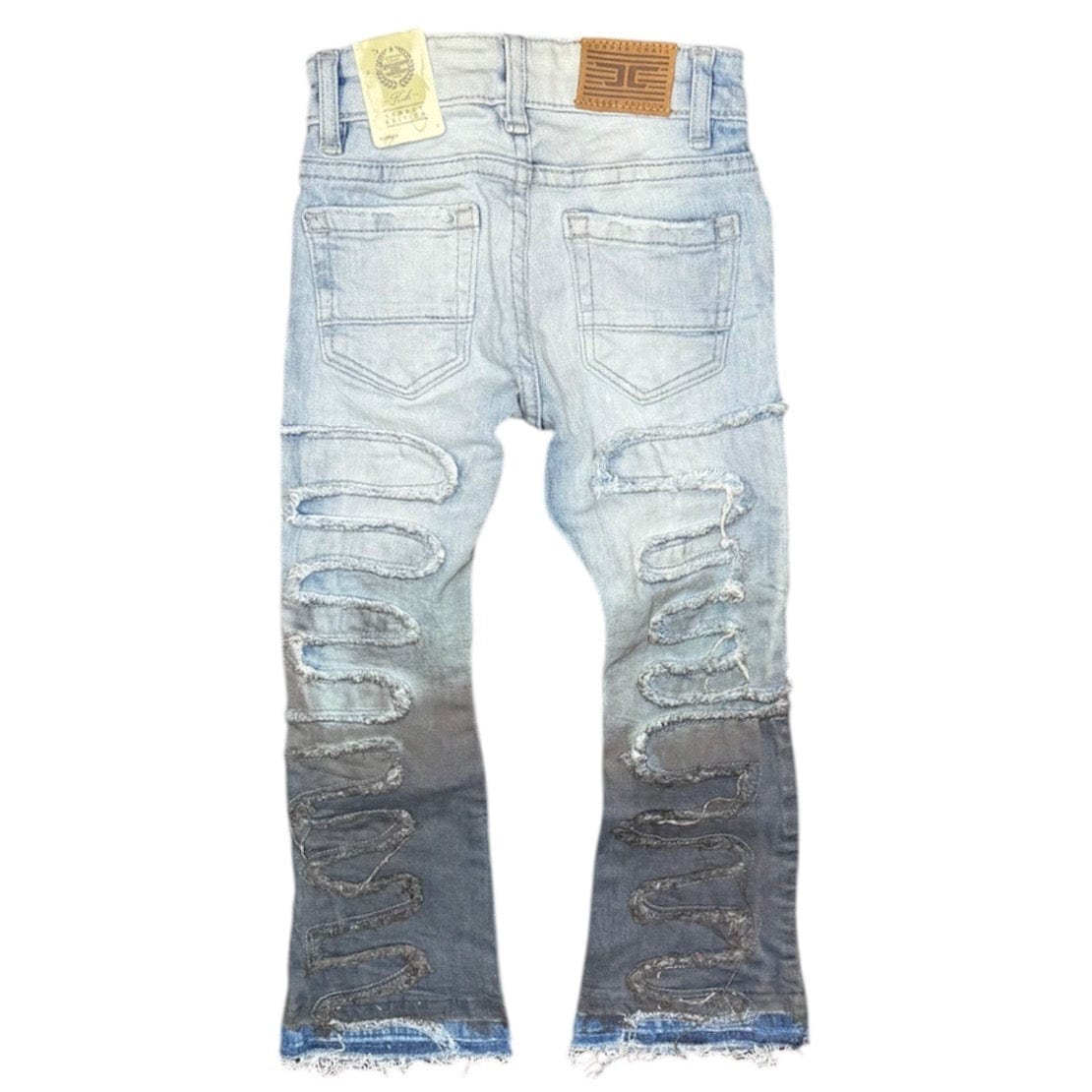 Kids Jordan Craig Stacked Oasis Denim Jean (Blue Wave) JTF1131K