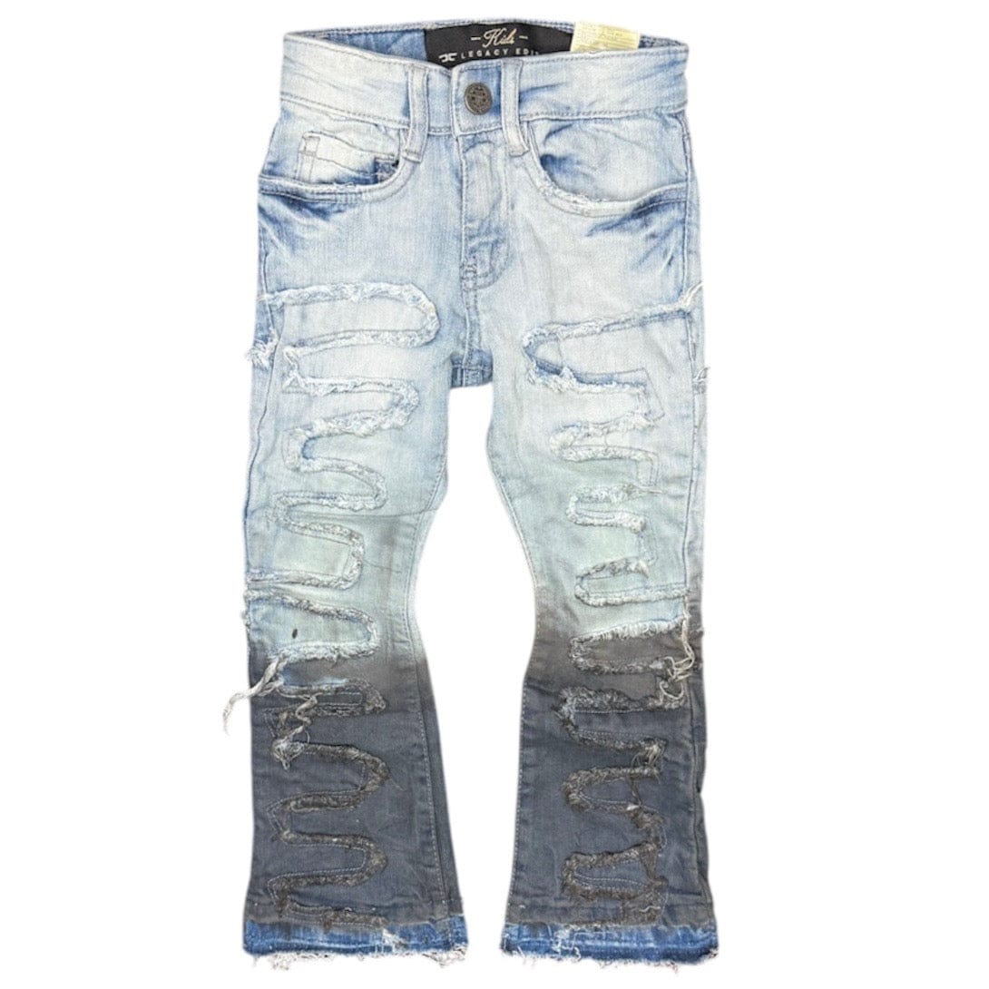 Kids Jordan Craig Stacked Oasis Denim Jean (Blue Wave) JTF1131K
