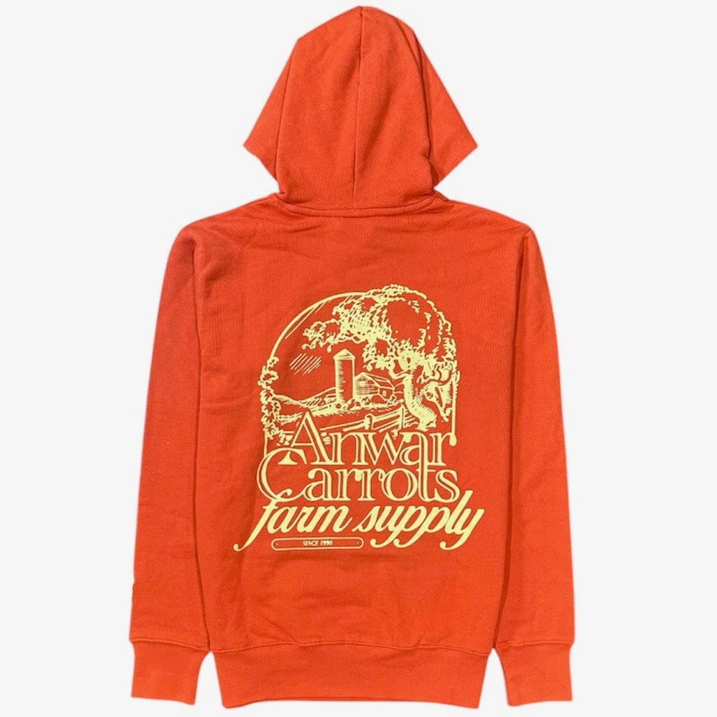 Carrots Farm Supply Hooded Sweatshirt (Orange) CRT23-01-16