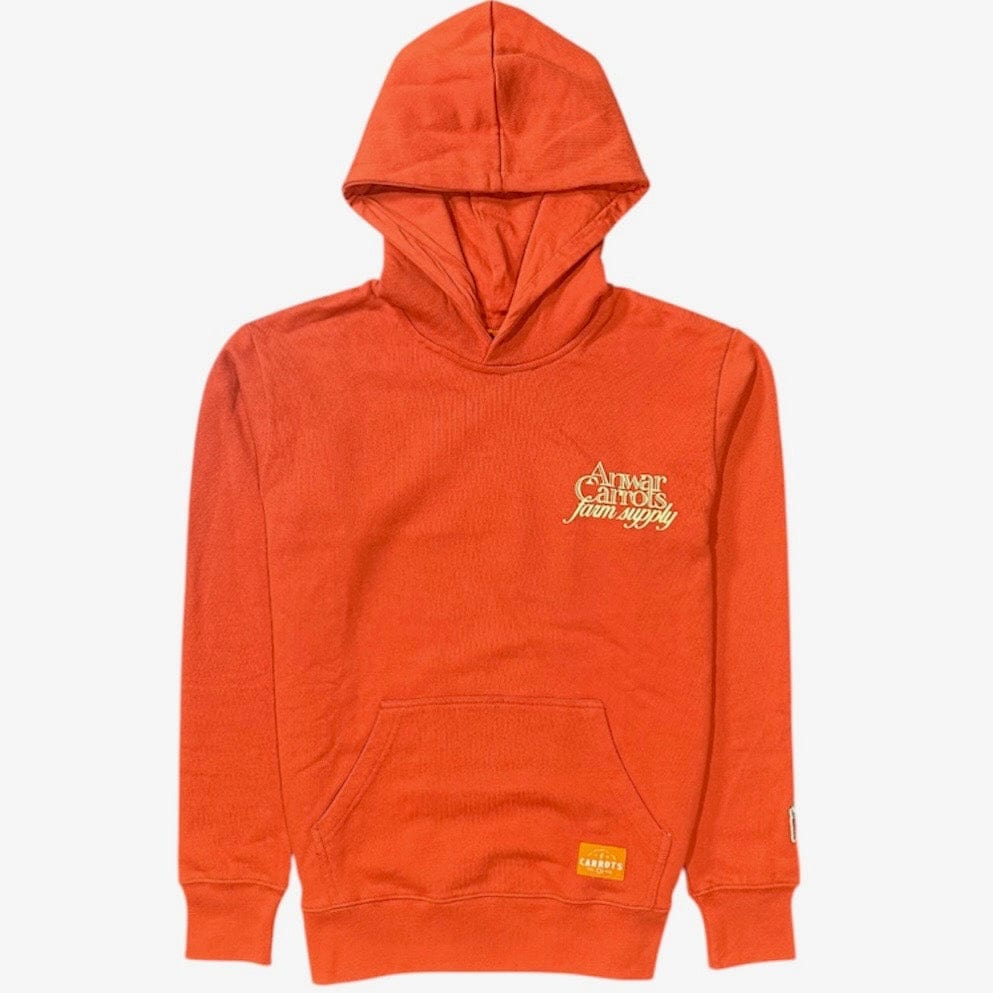 Carrots Farm Supply Hooded Sweatshirt (Orange) CRT23-01-16