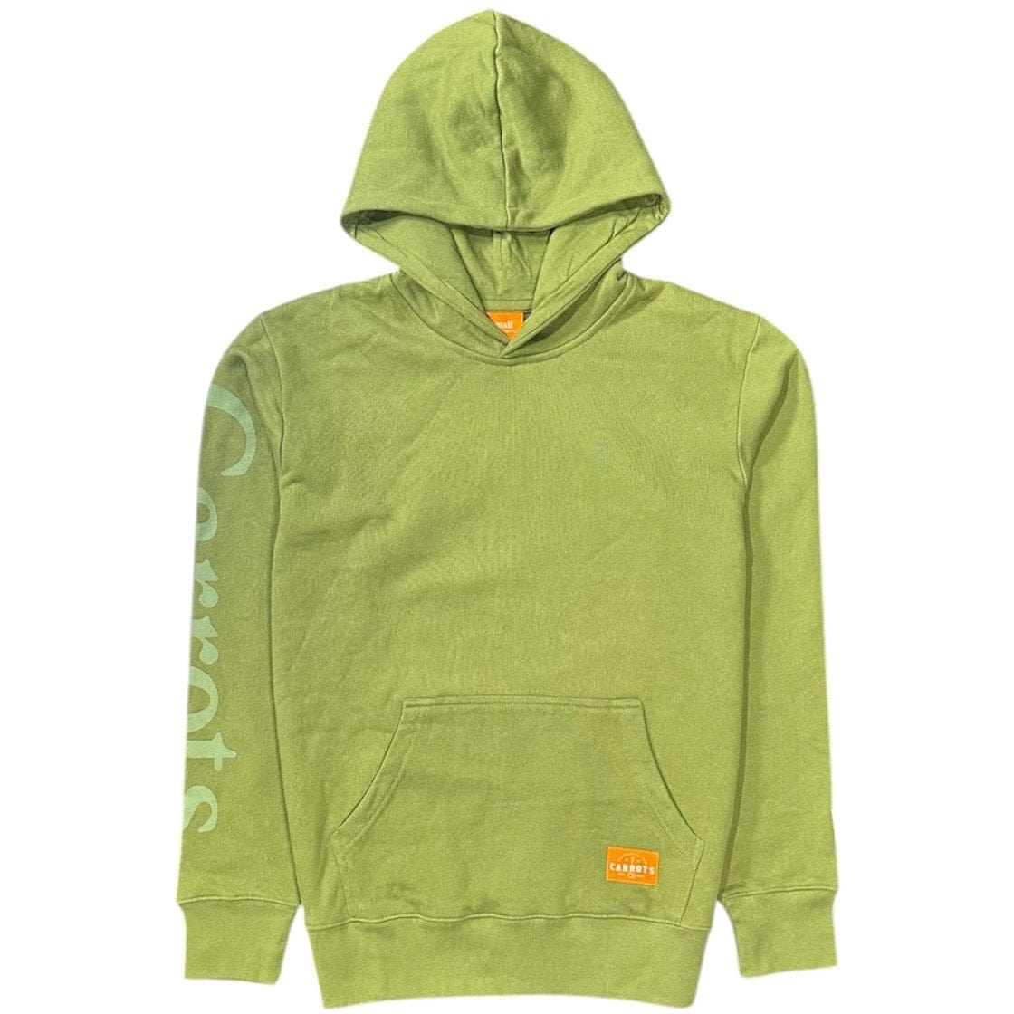 Carrots Wordmark Hooded Sweatshirt (Olive) CRT23-01-17