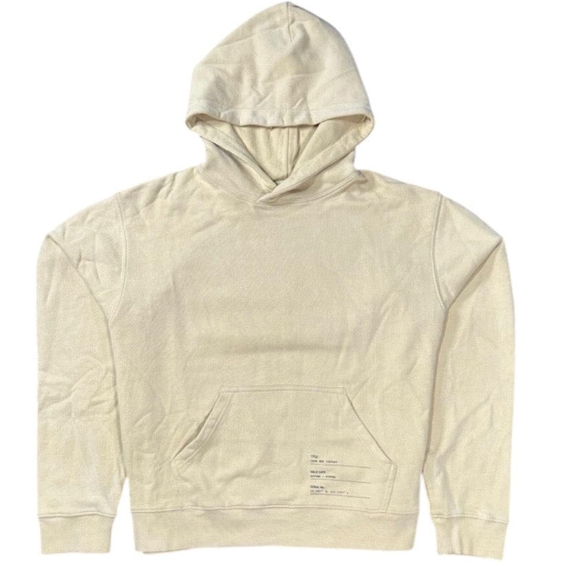 Neon Denim Care And Content Hoodie (Beige) STH-117