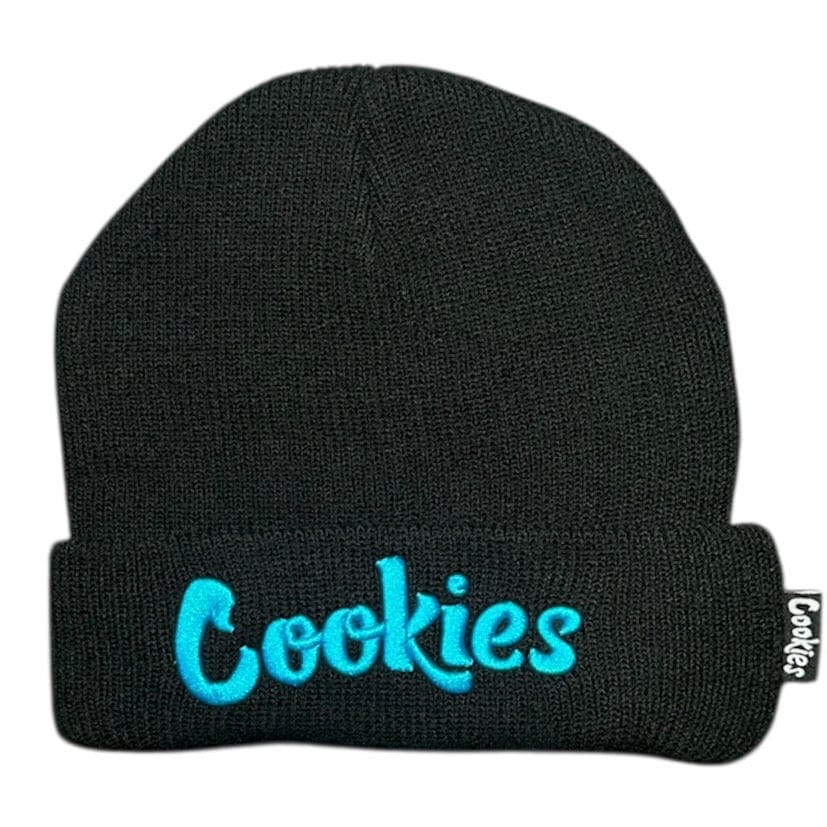 Cookies Knit Beanie Original Mint (Black/Blue) COO31E3