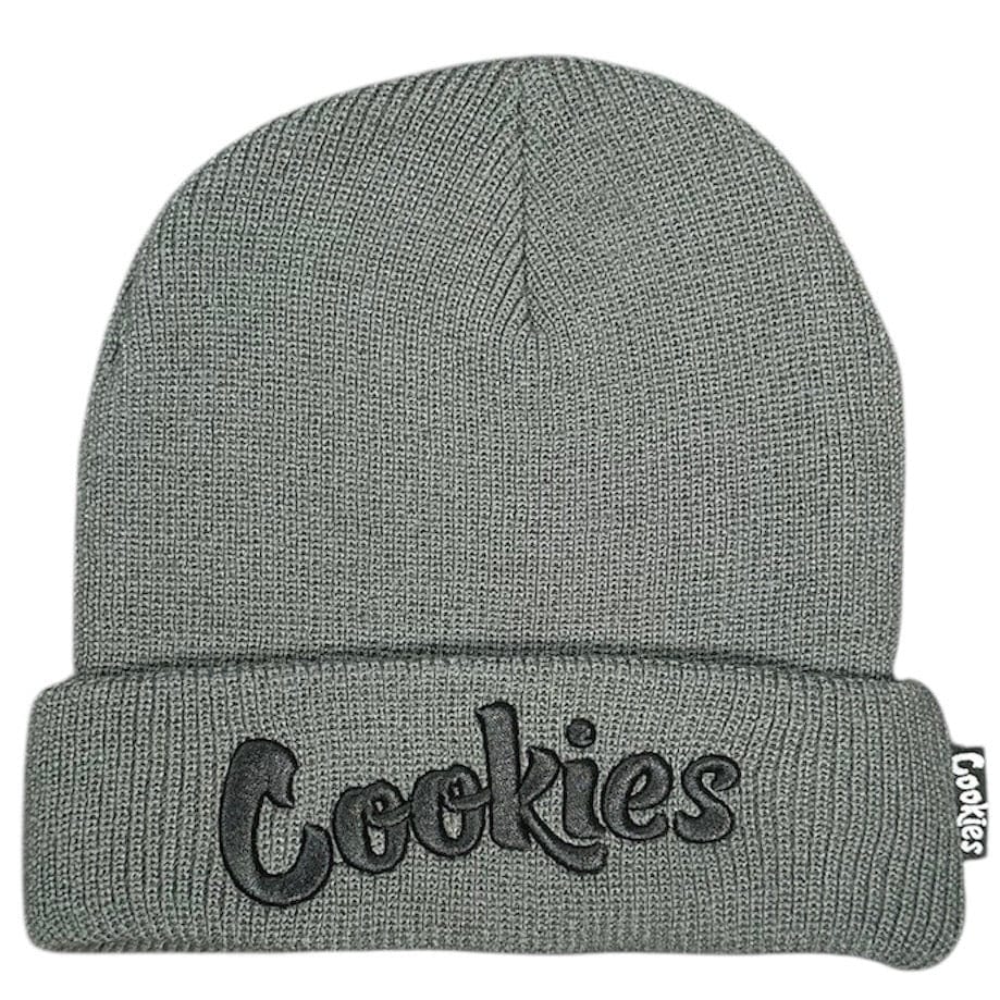 Cookies Knit Beanie Original Mint (Grey/Black) COO31E2