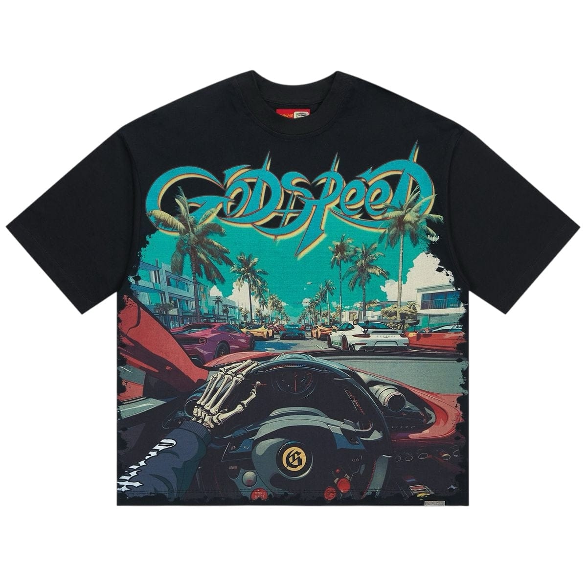 Godspeed Power Steering Tee (Black)