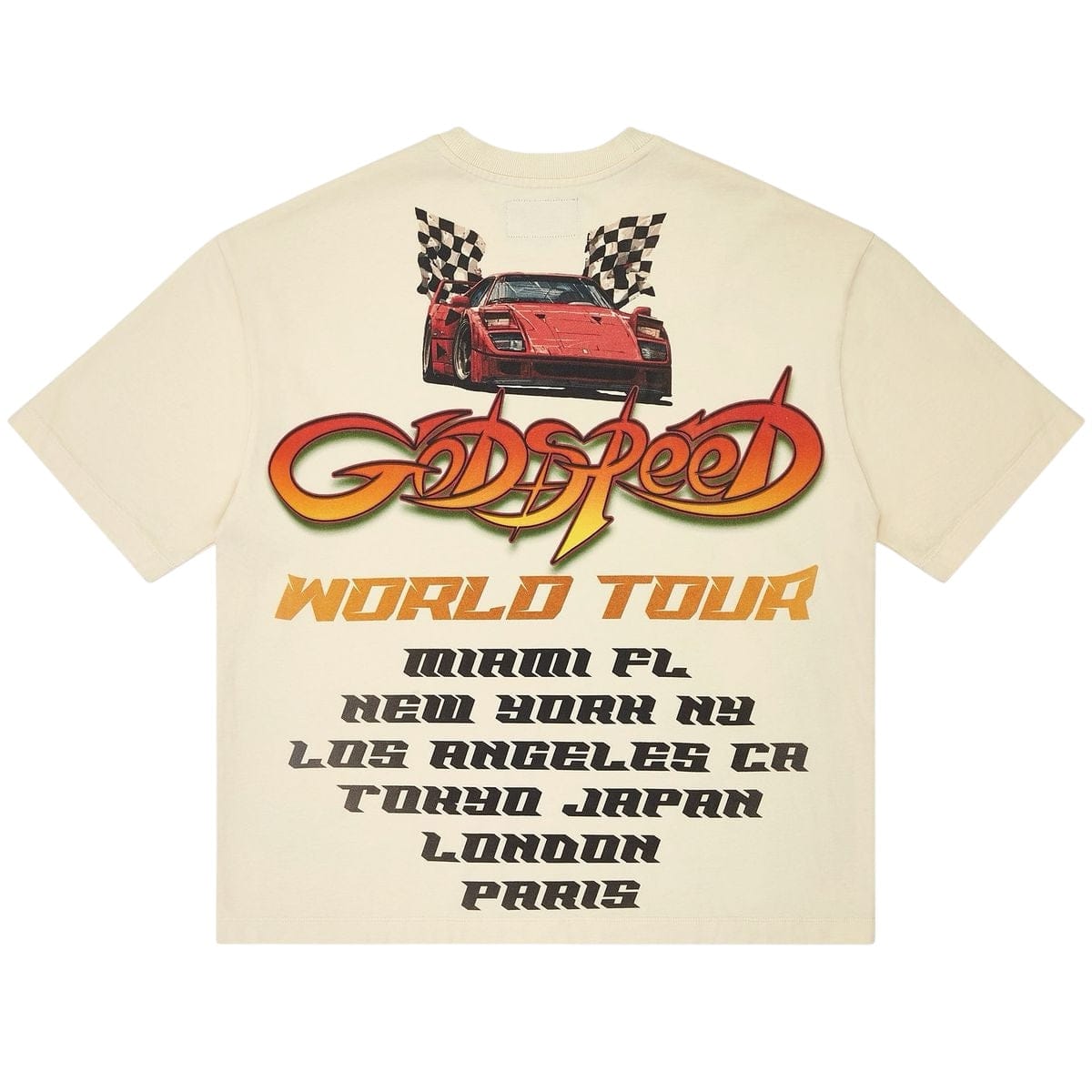 Godspeed South Beach Drive Miami Superrun Tee (Bone)