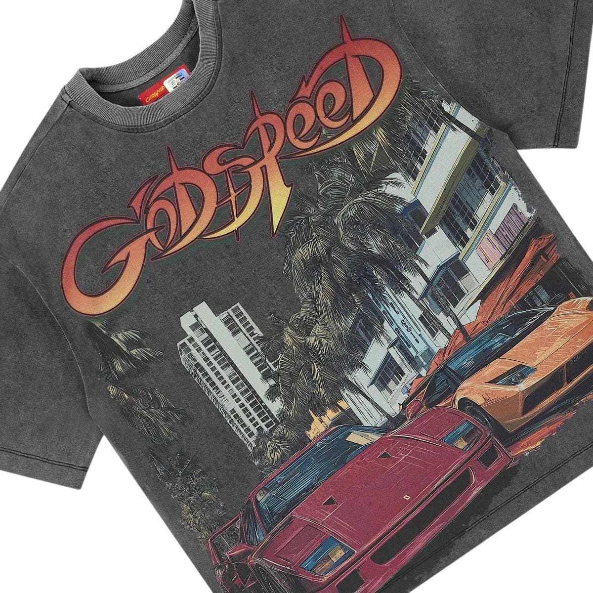 Godspeed South Beach Drive Miami Superrun Tee (Grey)
