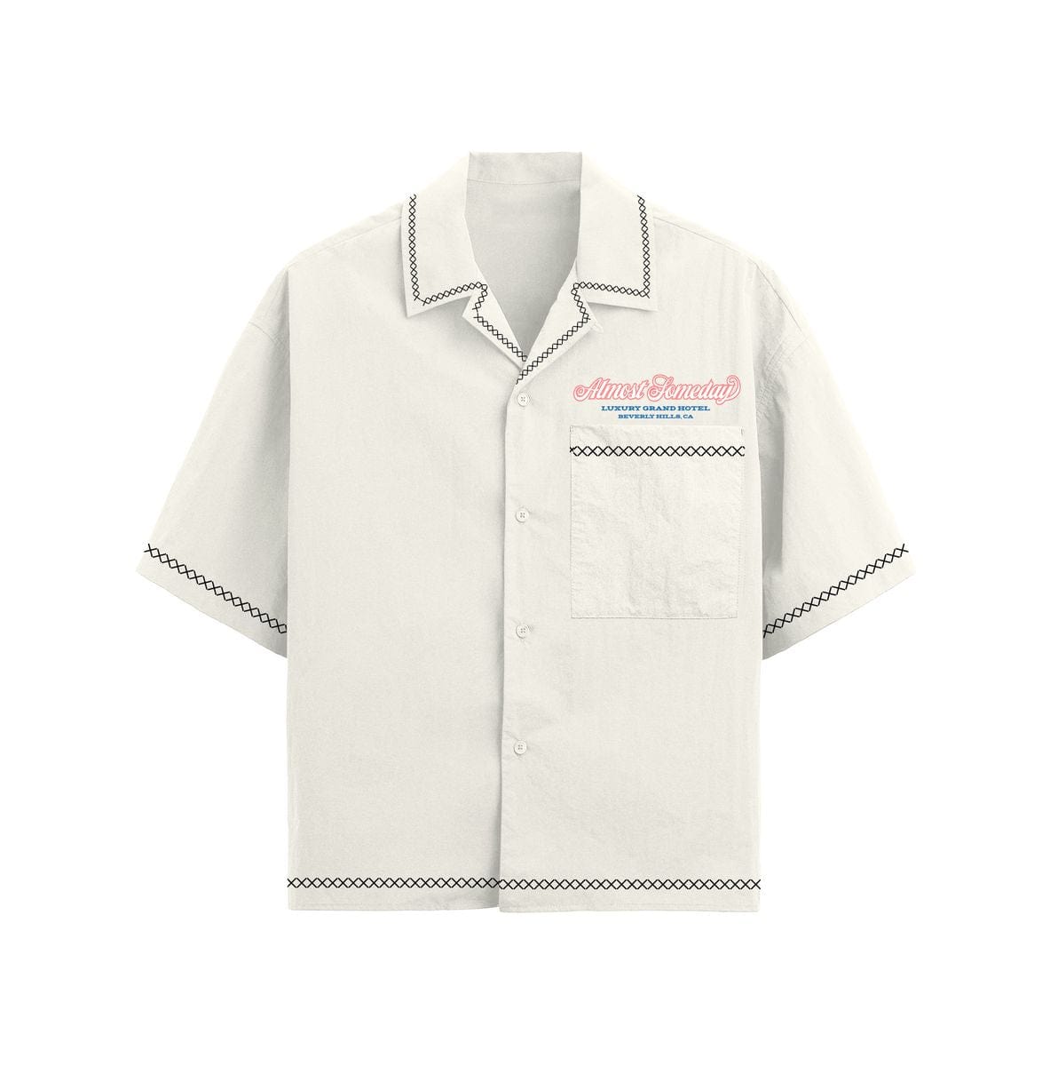 Almost Someday Lux Button Up Shirt (Cream) AS-SUM-016