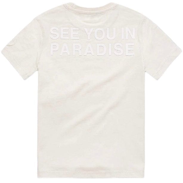 Boys Jordan Craig Paradise Tonal Tee (Bone) 9097AB