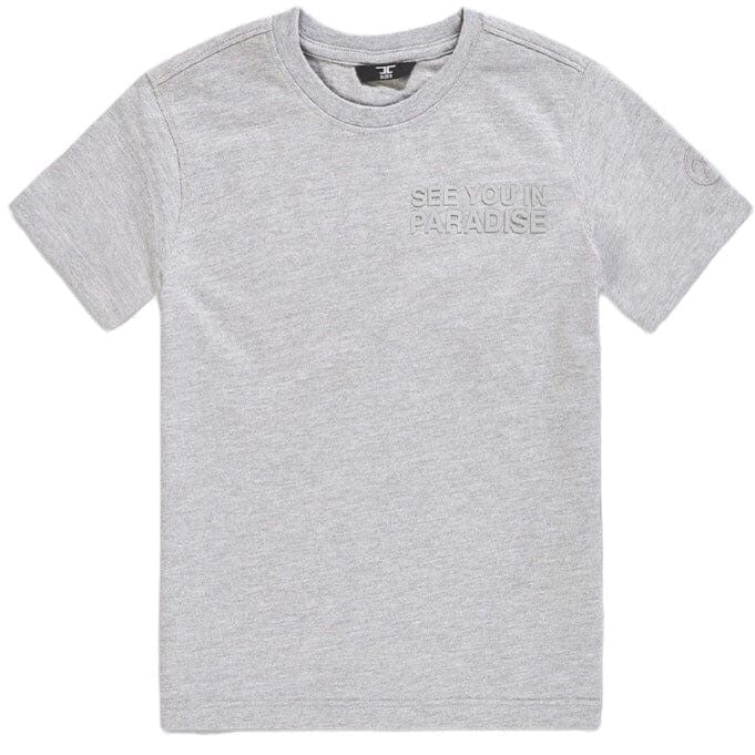 Boys Jordan Craig Paradise Tonal Tee (Heather Grey) 9097AB