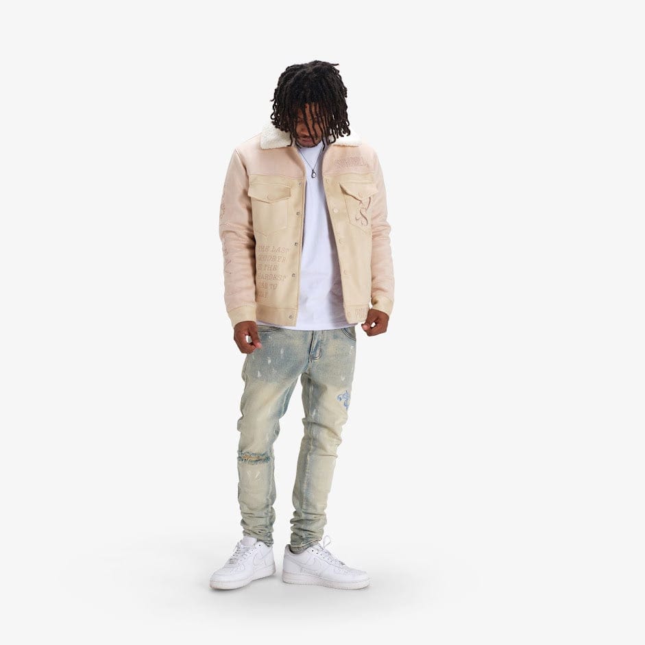 "Rodeo" Suede Jacket (cream)