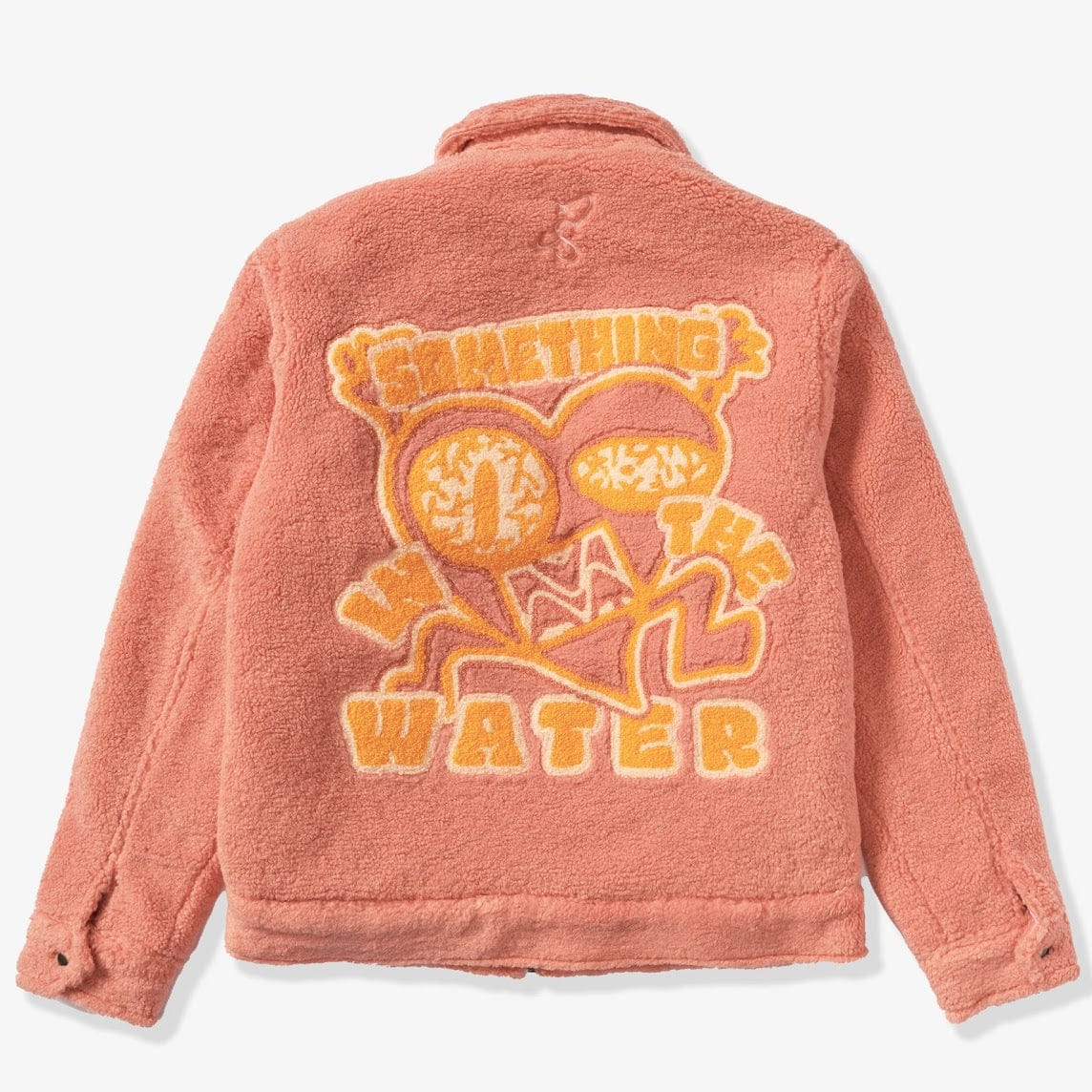 "Toxins" Plush Jacket (coral)